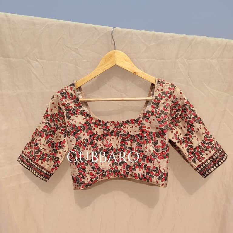 Minimal Madhubani Blouse — image 3 of 3