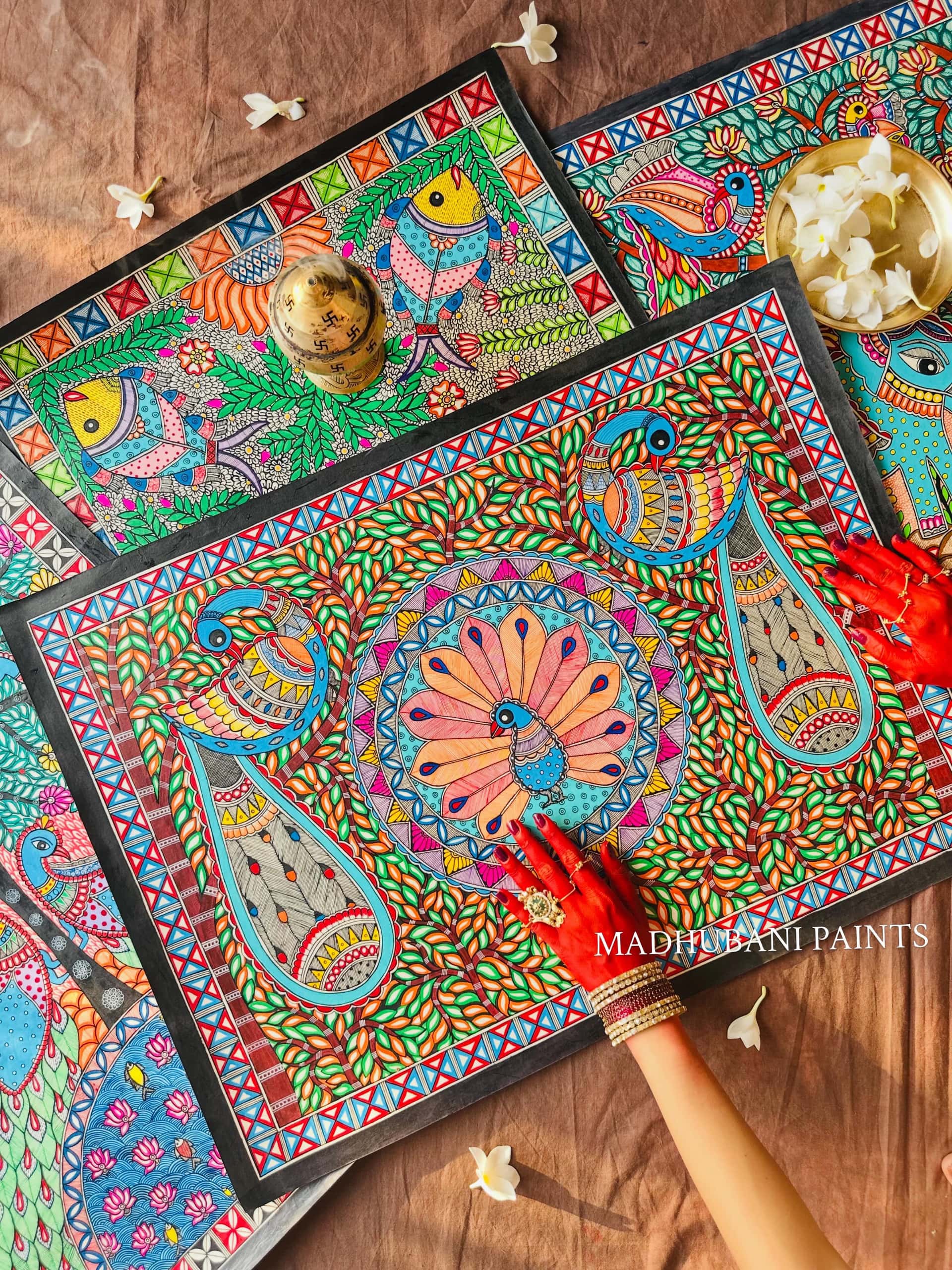Mor Mahal Wall Hanging — image 2 of 2