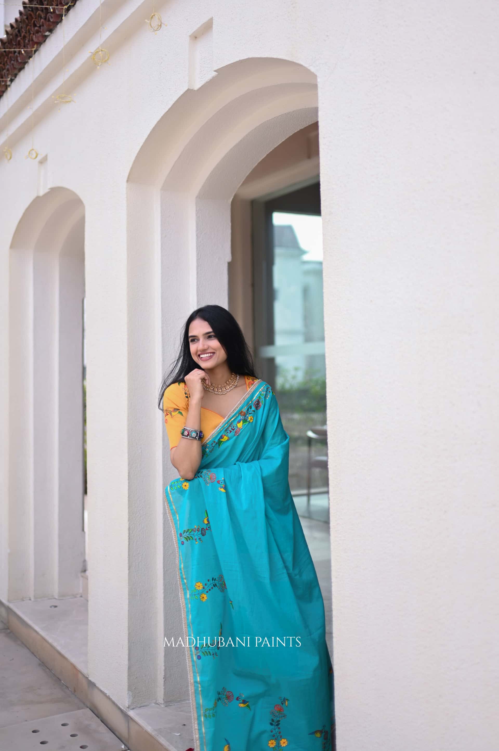 NEELA AASMAN SAREE — image 3 of 12