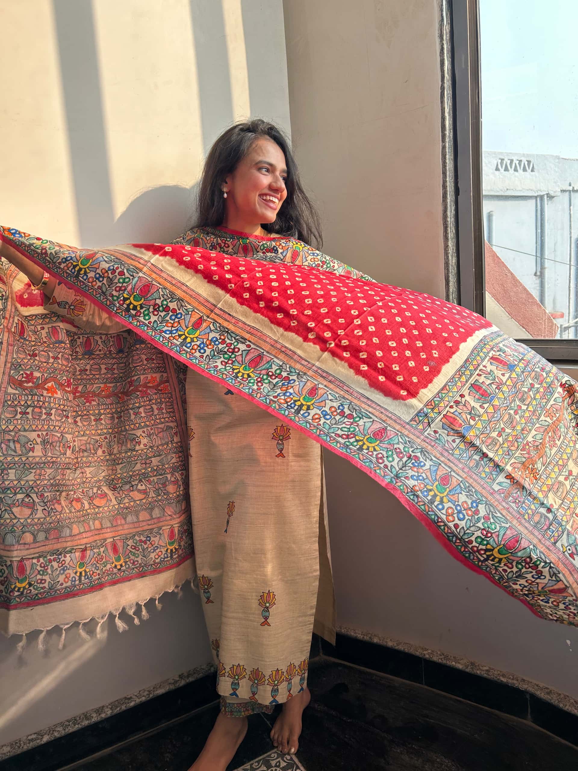 Laalima Bandhini Dupatta — image 3 of 4