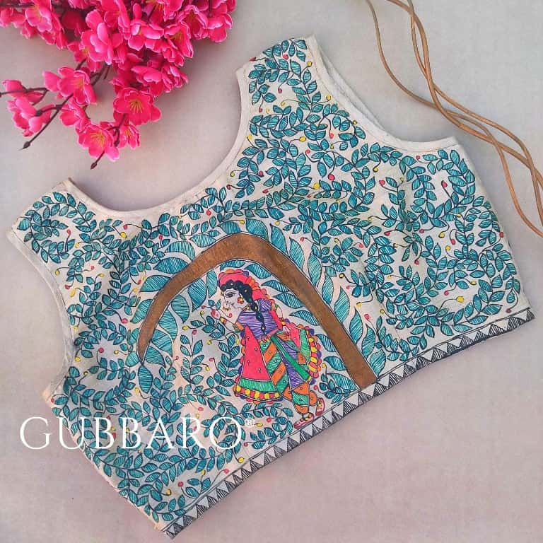 "SITA MATA IN MITHILA BAAG " blouse — image 2 of 4