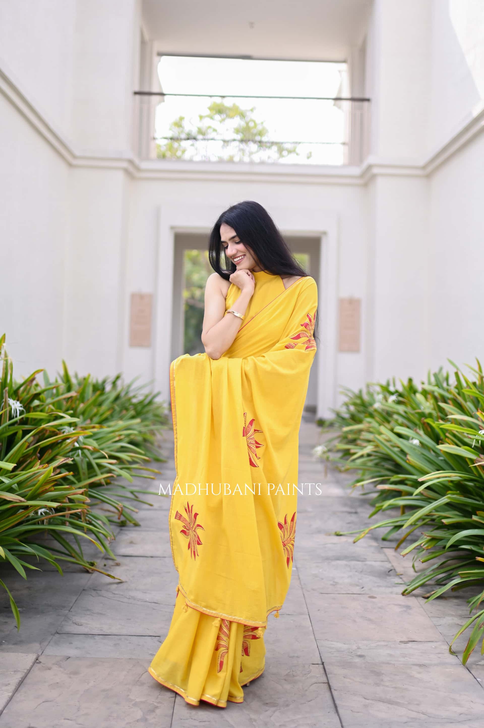 BANANA GLOW SAREE — image 6 of 10