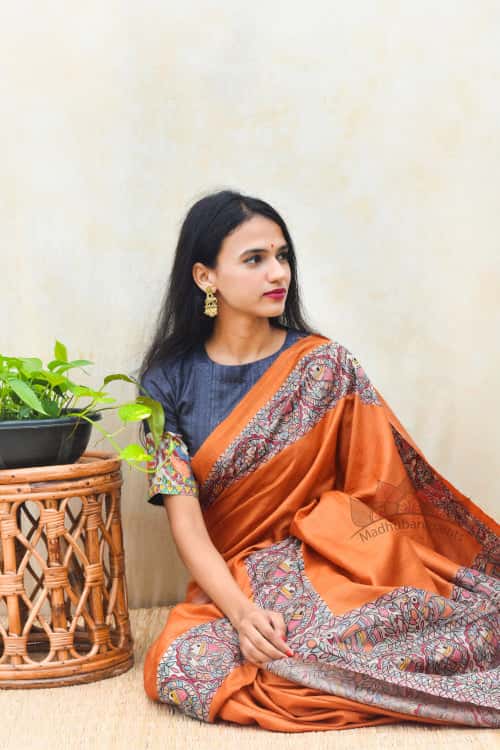 'DOLI KA HAAR' Tussar Silk Saree — image 2 of 6