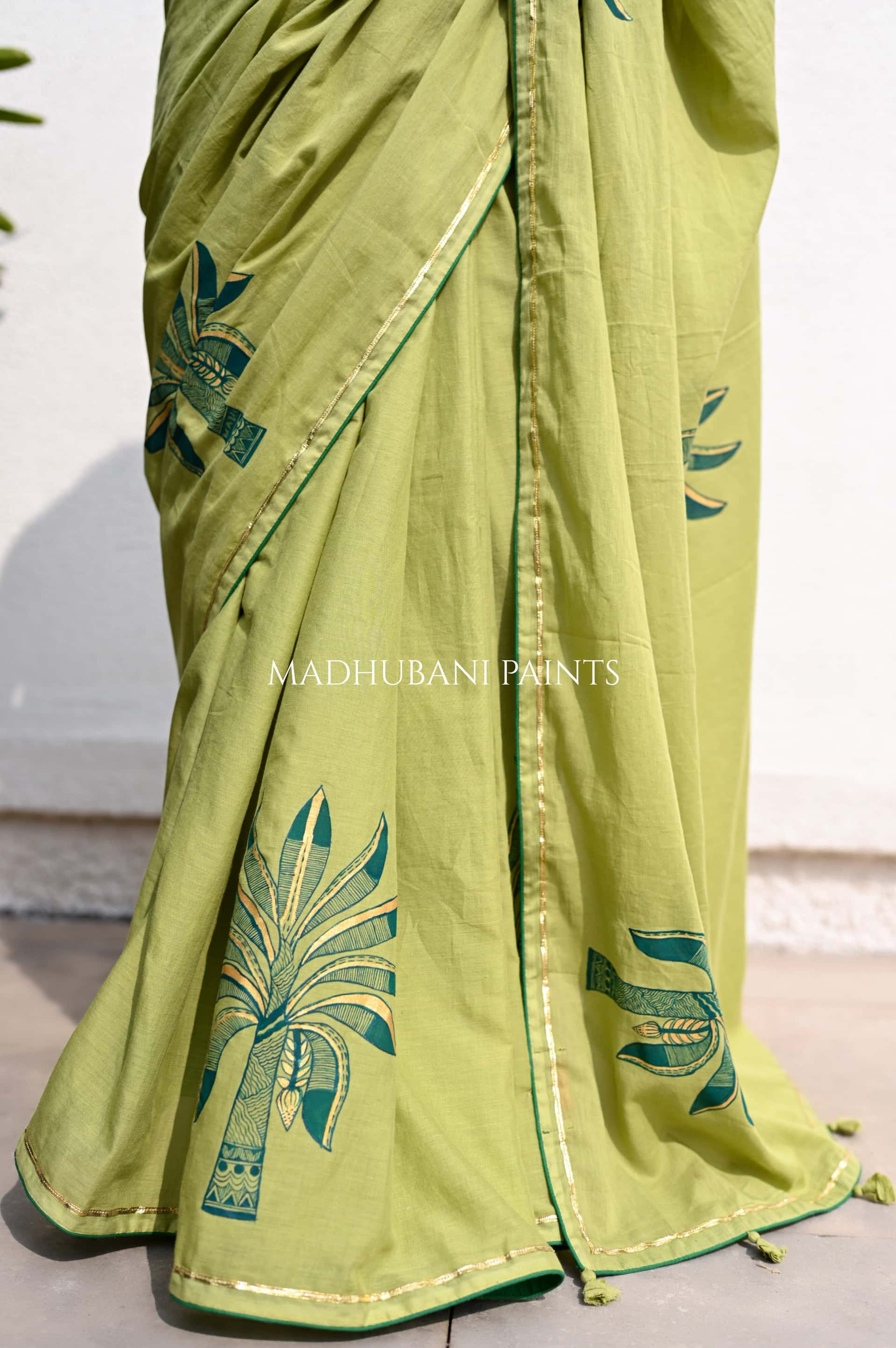 GREEN WHISPER SAREE — image 2 of 9