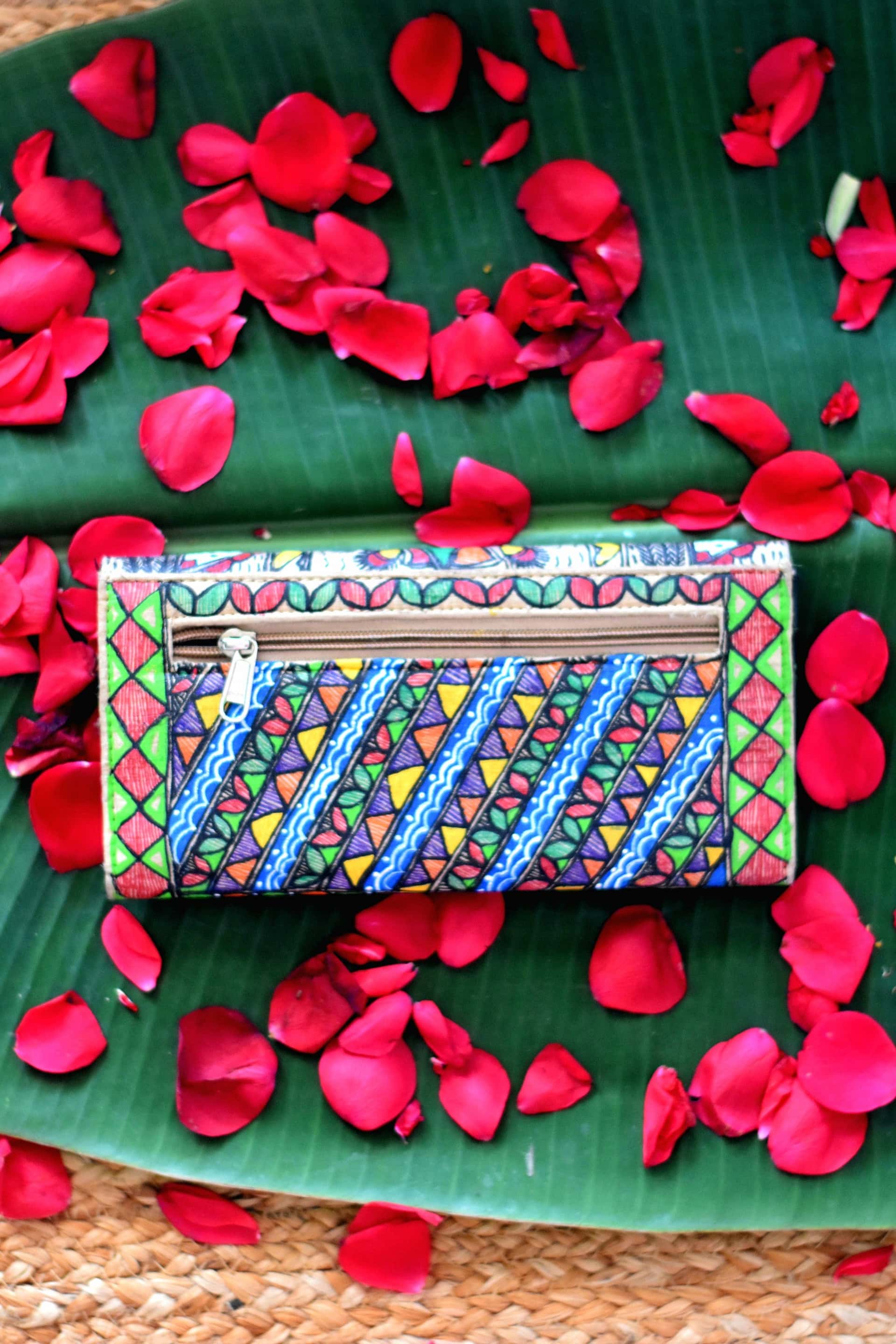 Peacock Madhubani Clutch — image 3 of 3