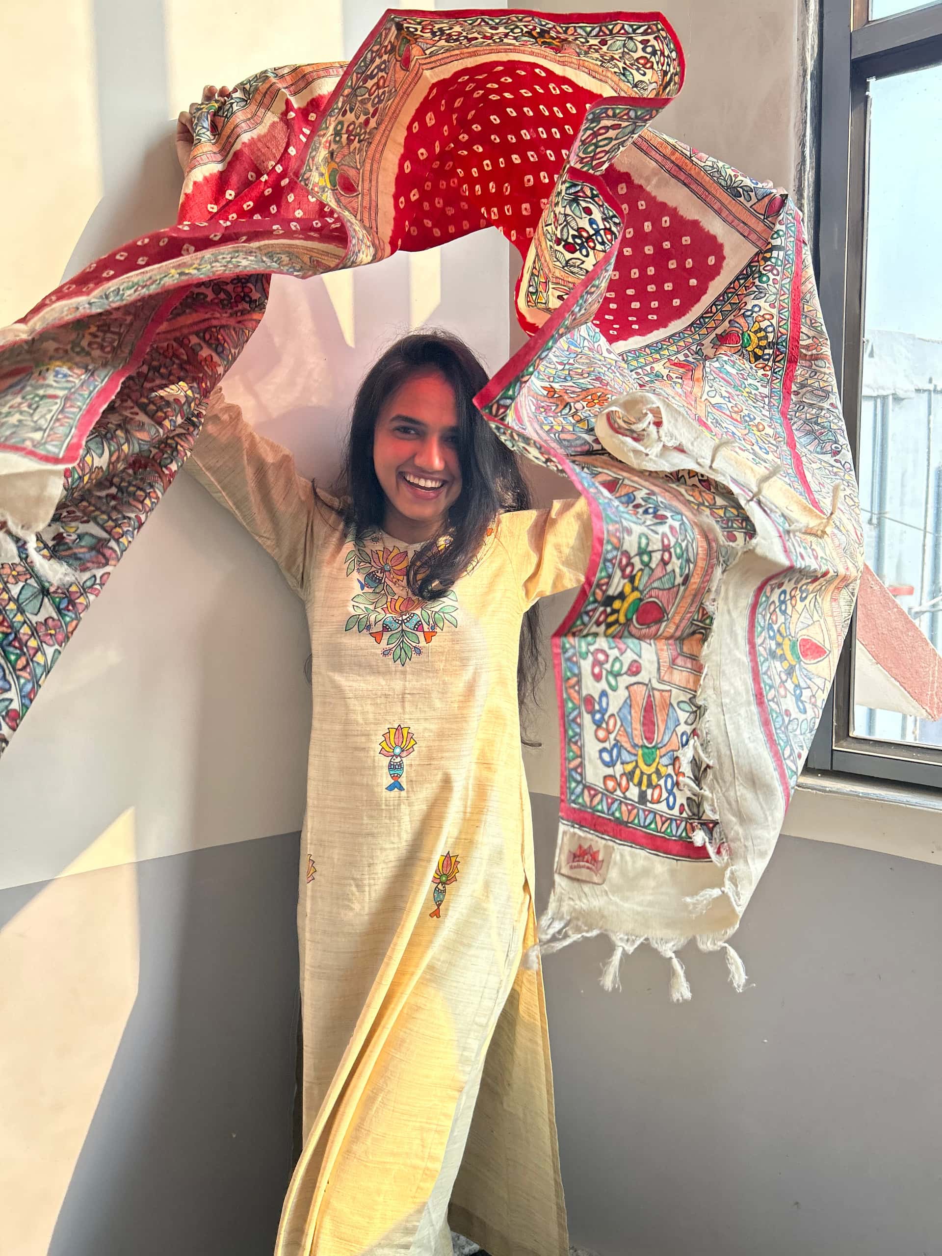 Laalima Bandhini Dupatta — image 2 of 4