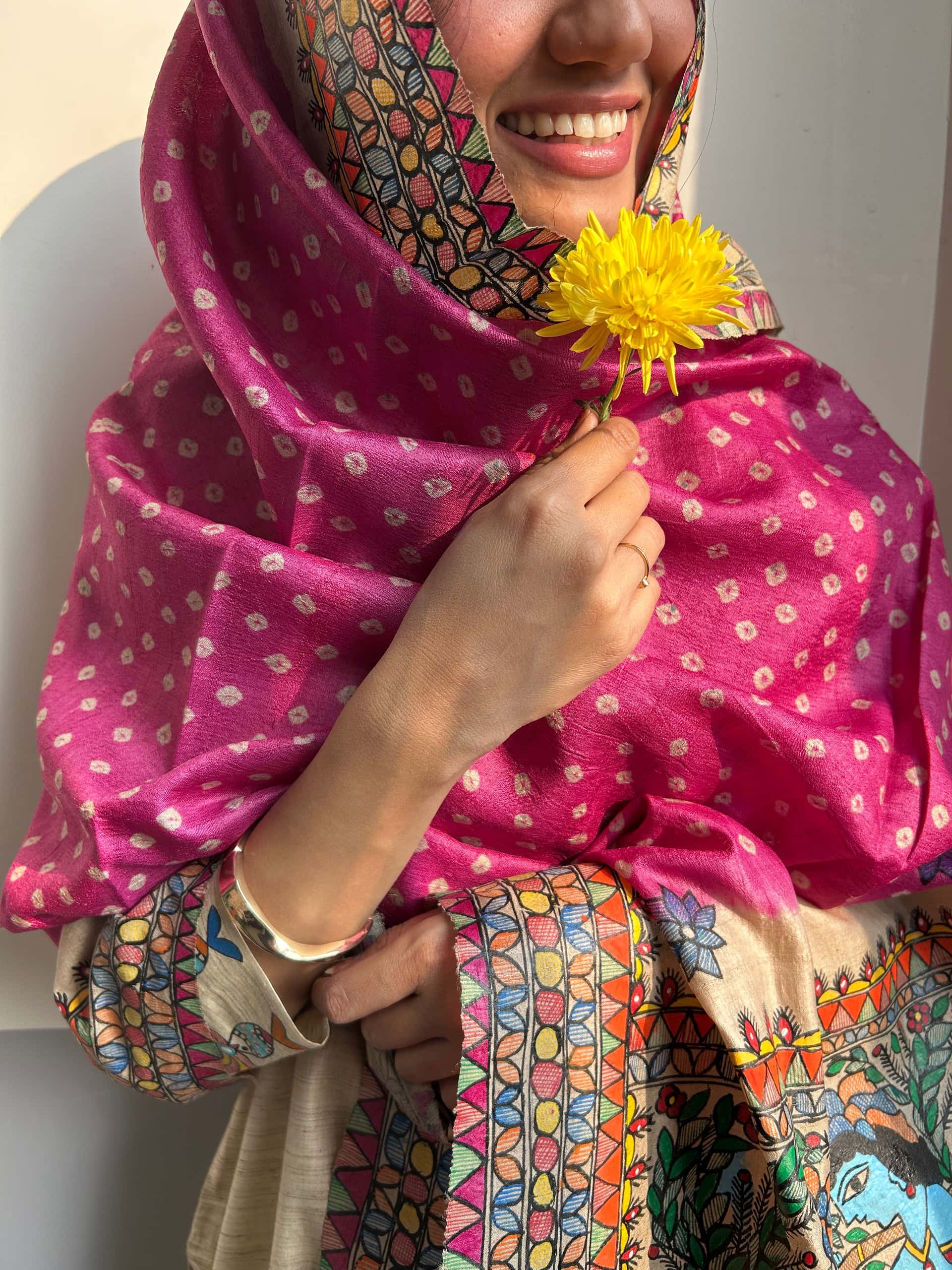 Gulabi Doli  Bandhini Dupatta — image 2 of 4