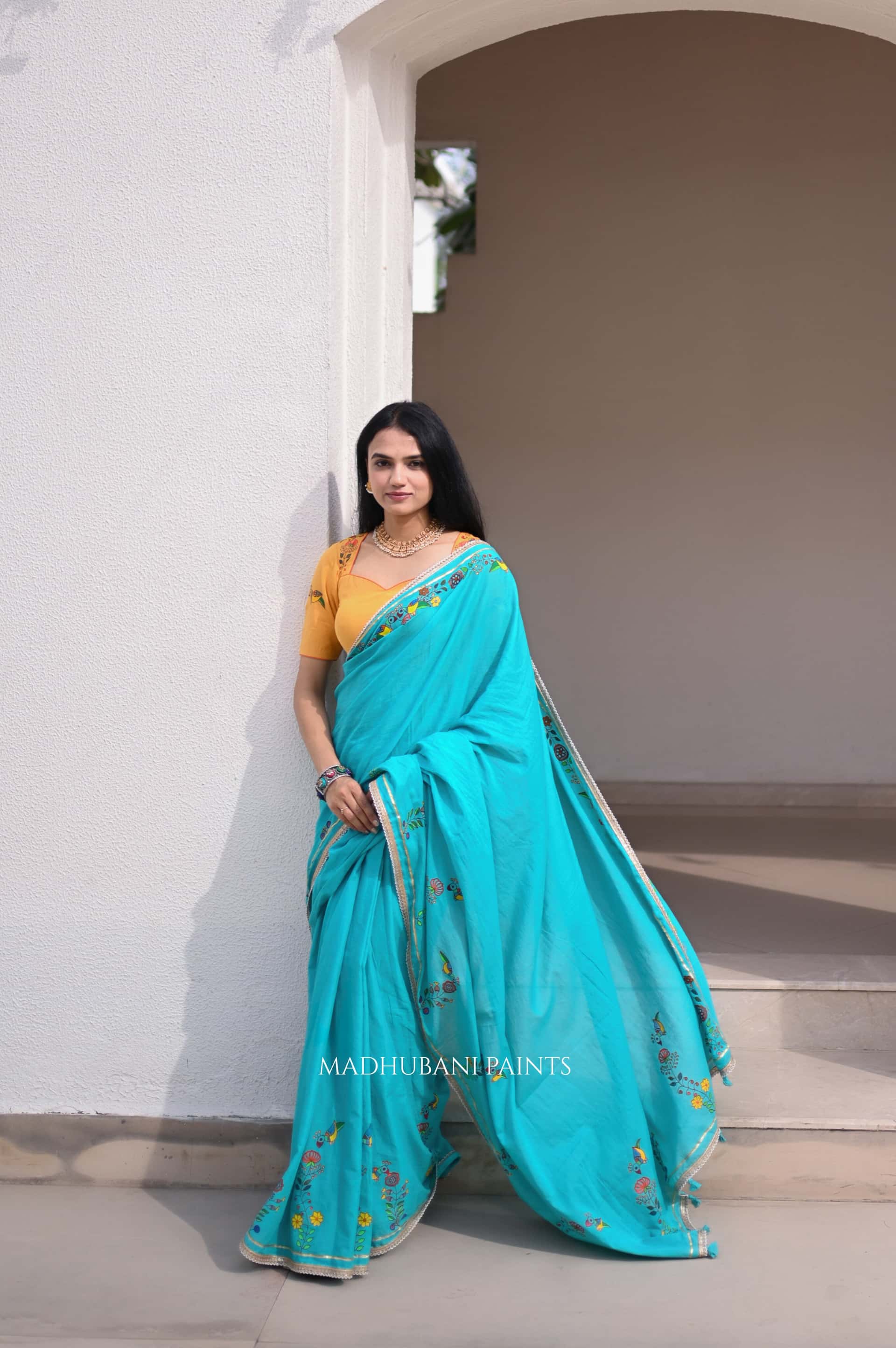 NEELA AASMAN SAREE — image 6 of 12