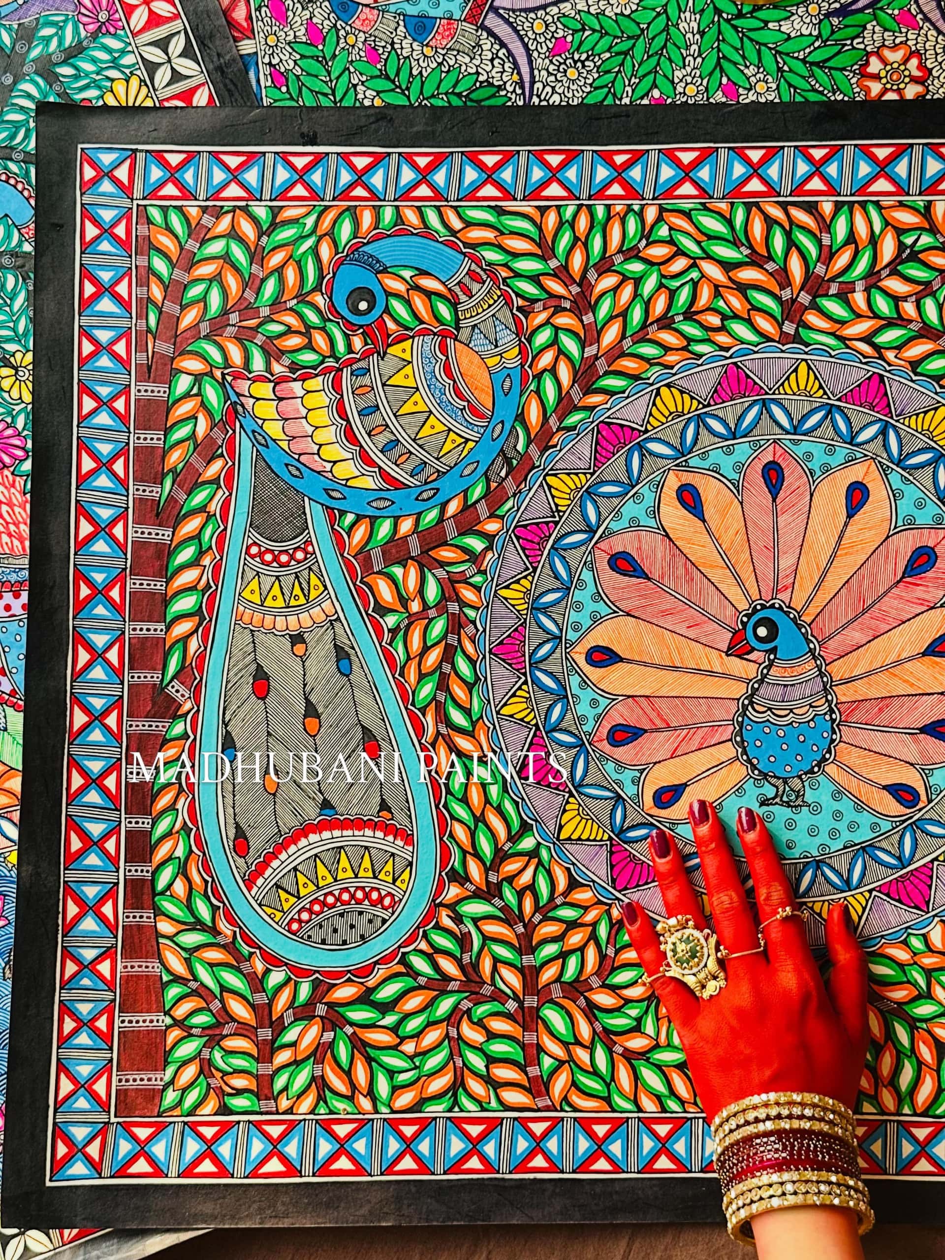 Mor Mahal Wall Hanging