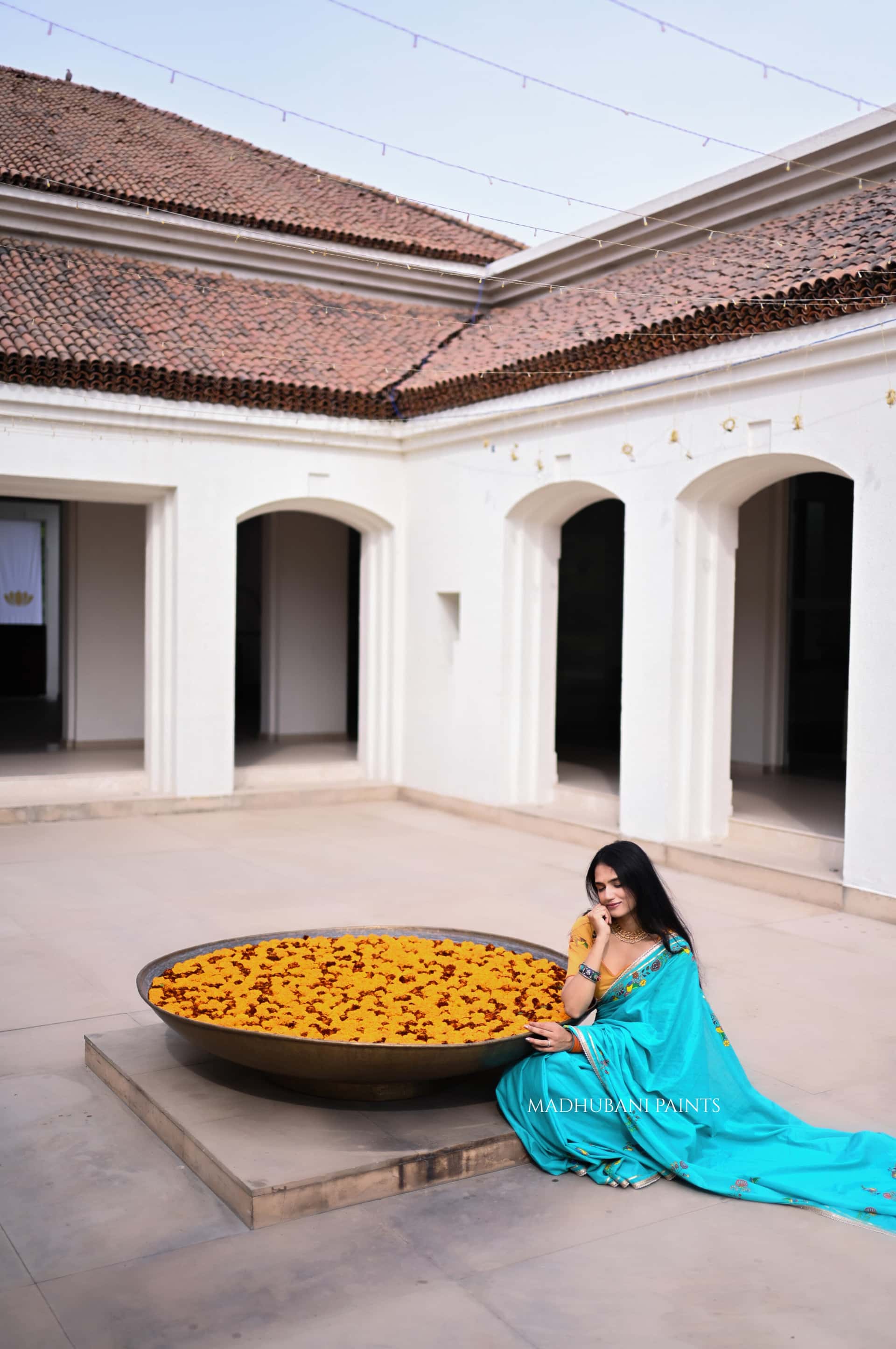 NEELA AASMAN SAREE — image 11 of 12