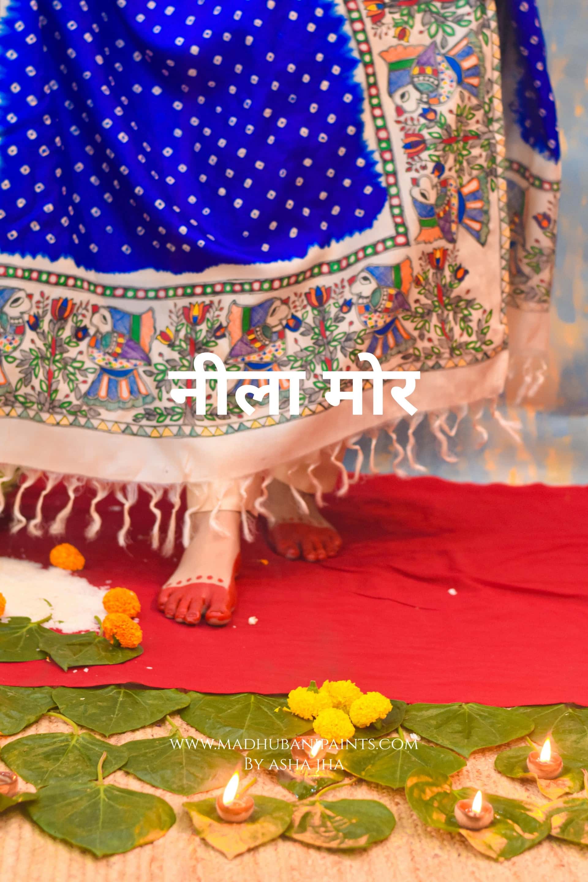 Neela Mor Bandhini Dupatta — image 6 of 6