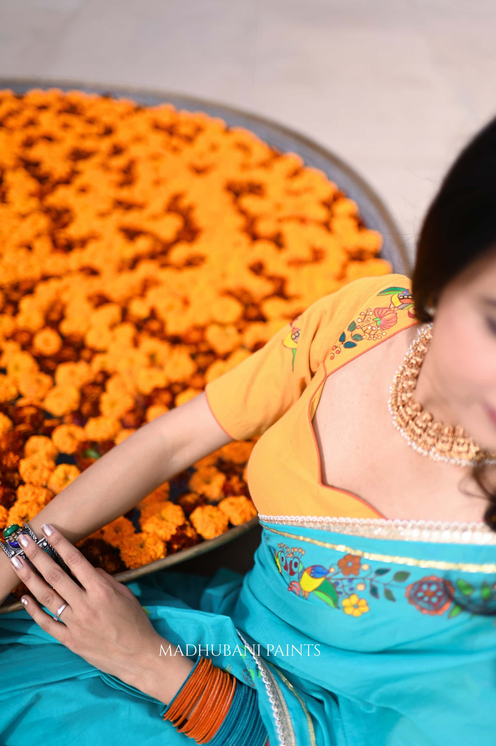 NEELA AASMAN BLOUSE — image 2 of 7