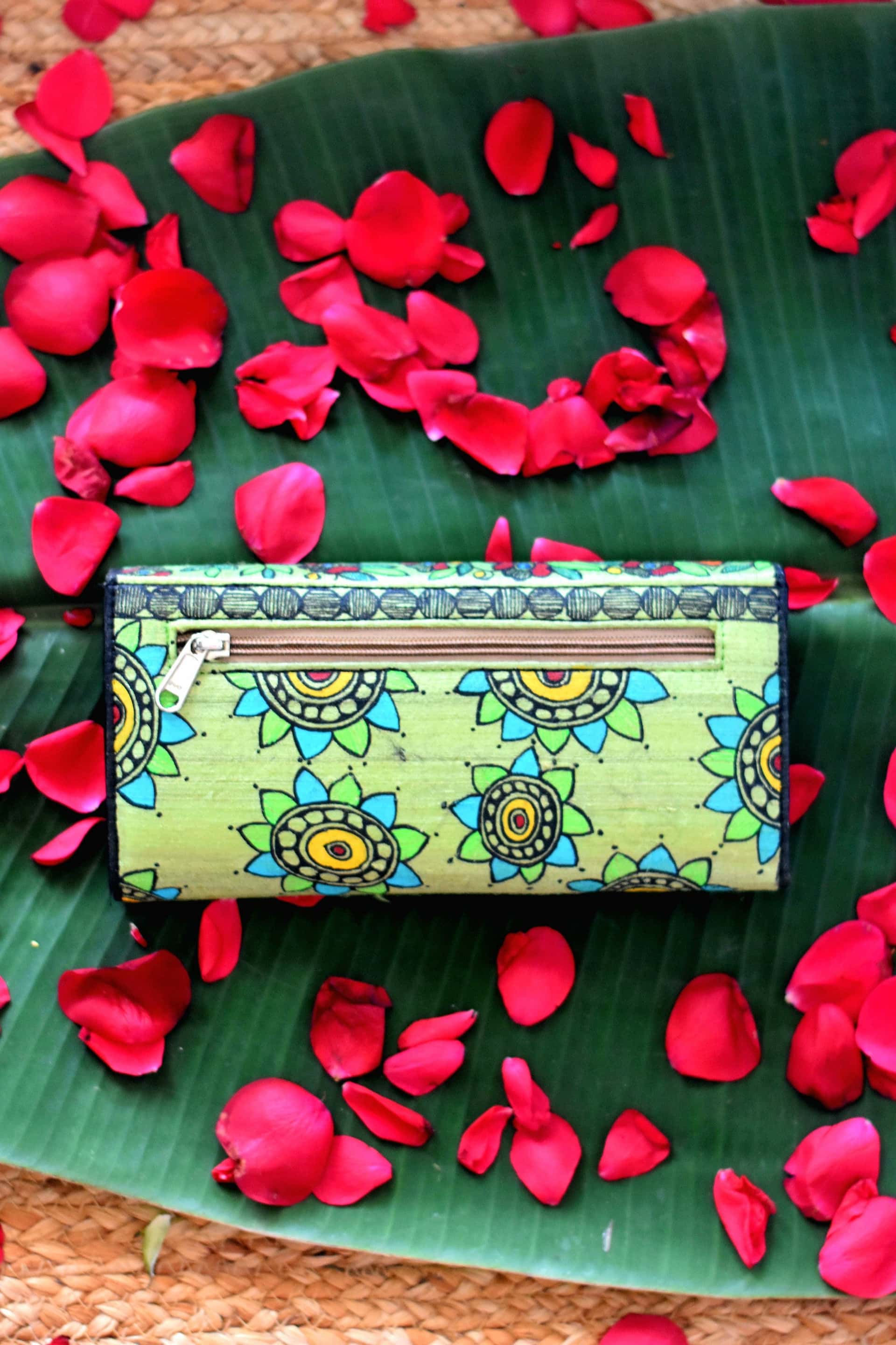 Butterfly Madhubani Clutch — image 2 of 3
