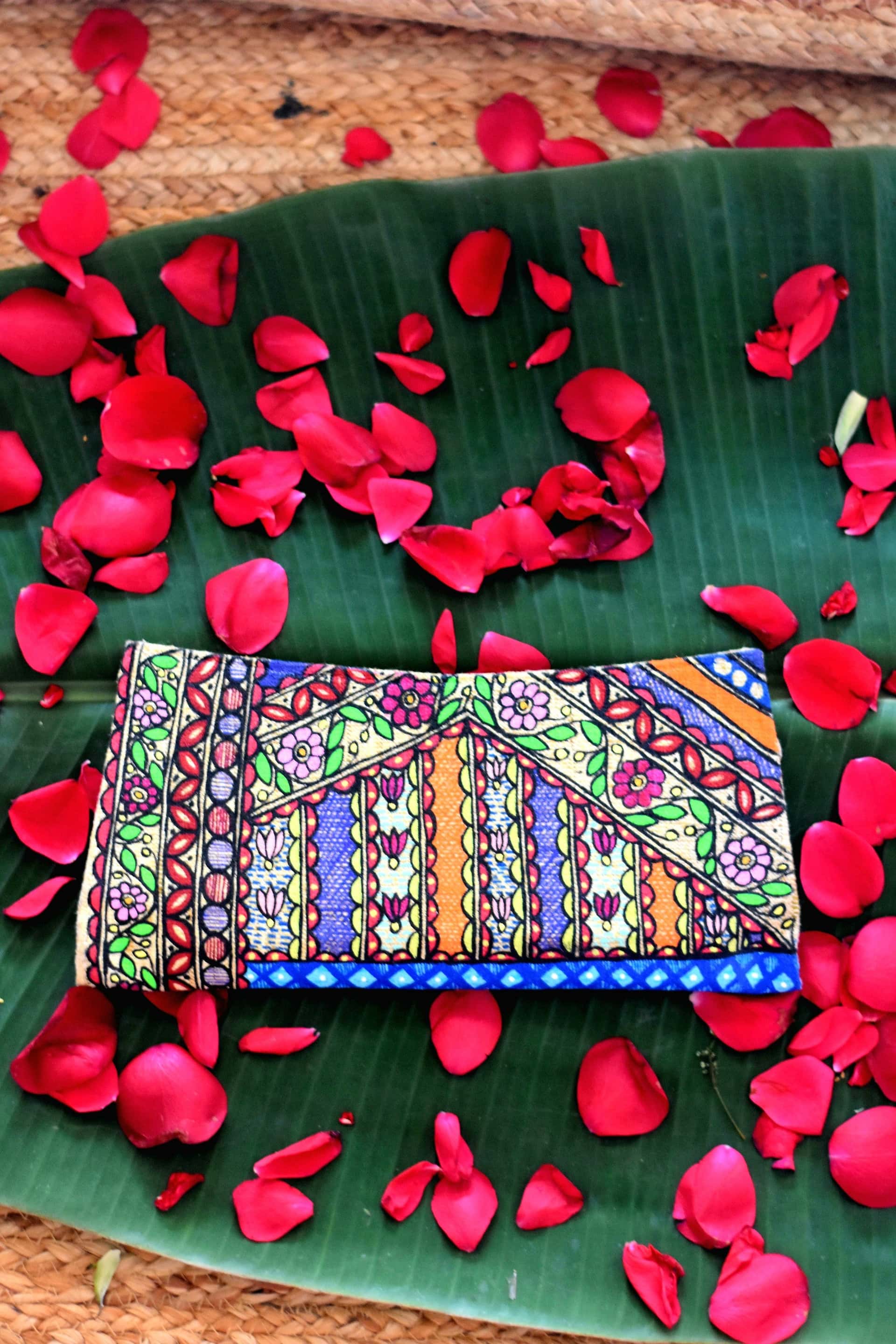 Elephant Madhubani Clutch — image 2 of 2