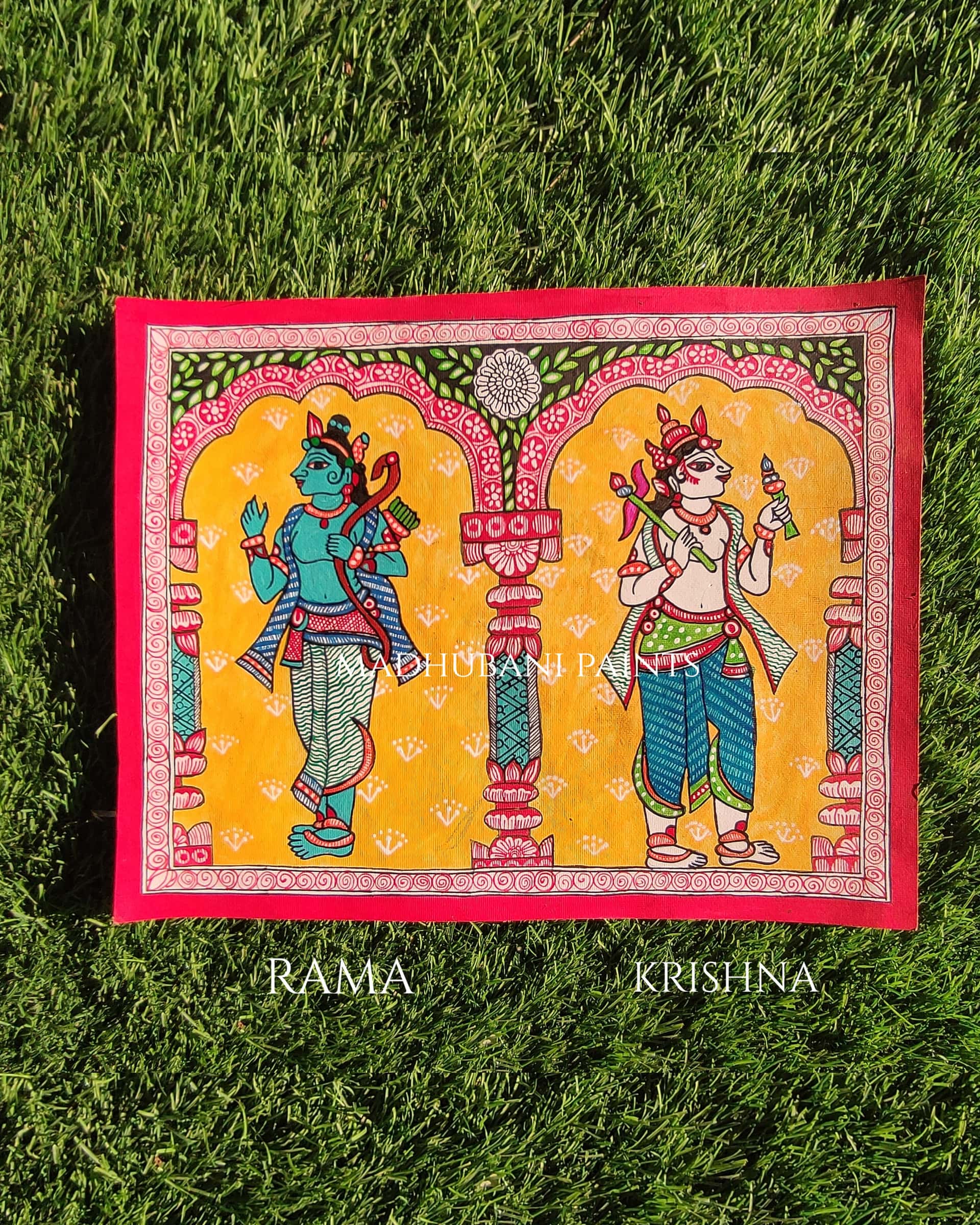 Set of 5 Vishnu Avatar Wall Hanging — image 2 of 5