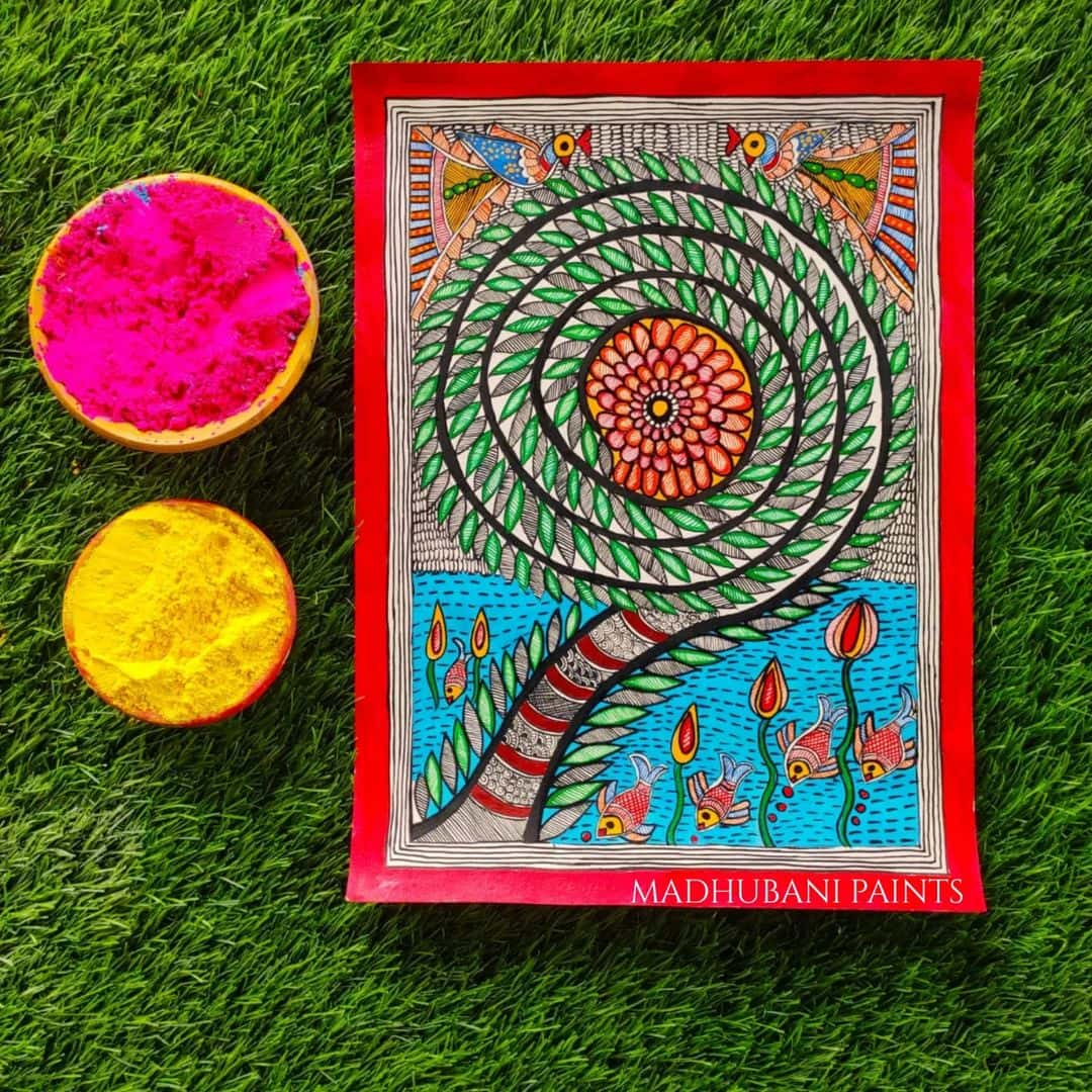Spiral Tree Wall Hanging