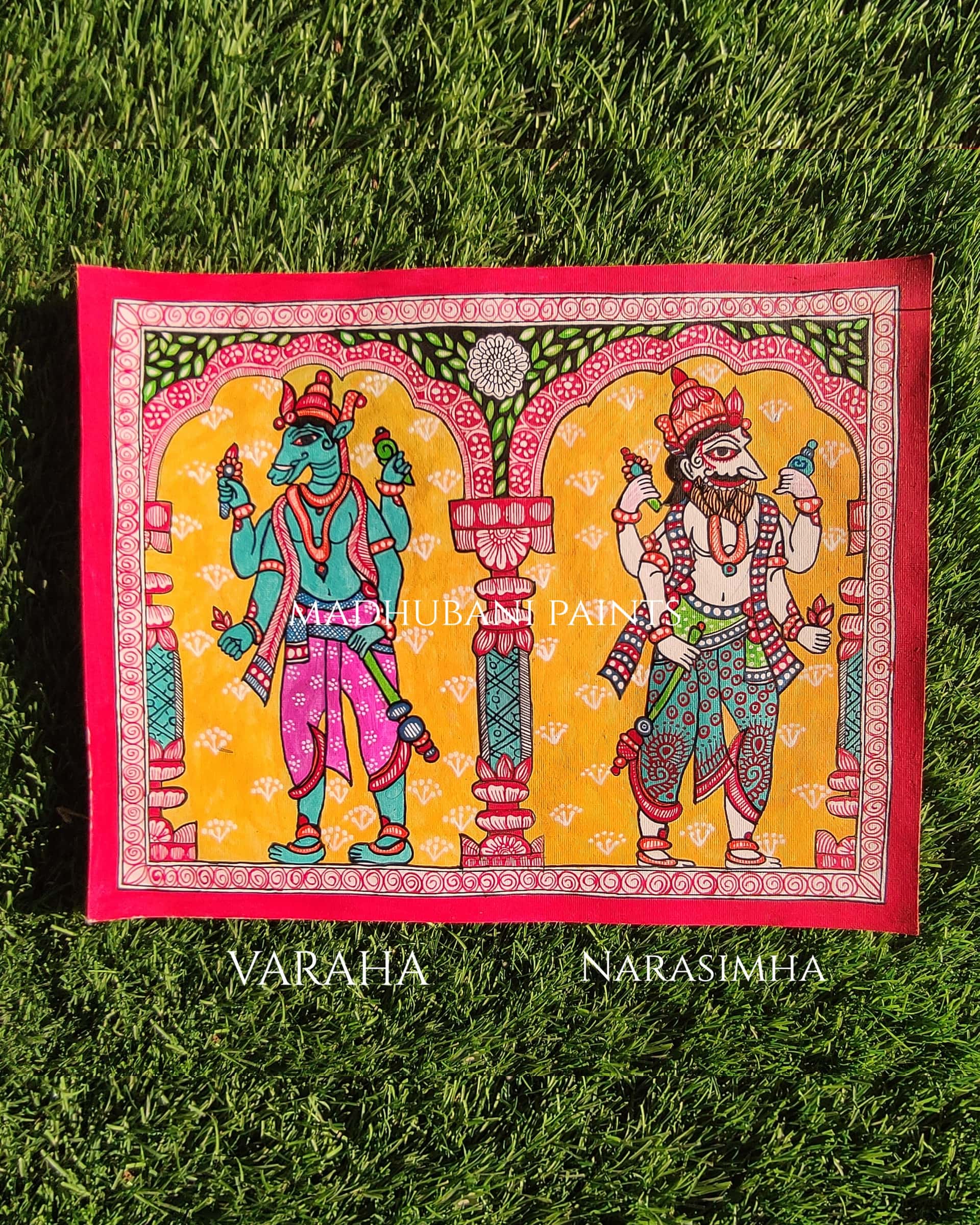 Set of 5 Vishnu Avatar Wall Hanging — image 5 of 5