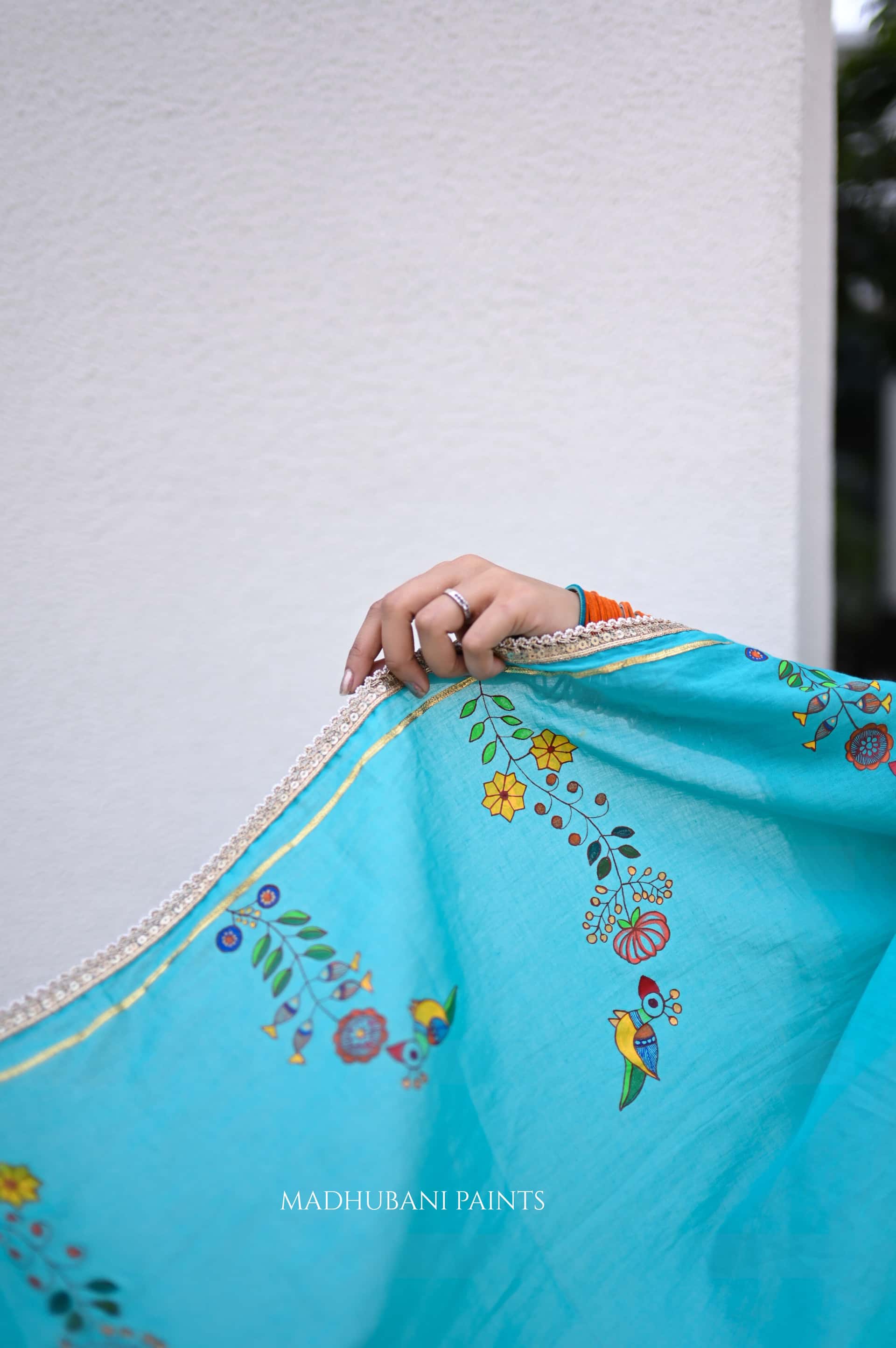 NEELA AASMAN SAREE — image 4 of 12