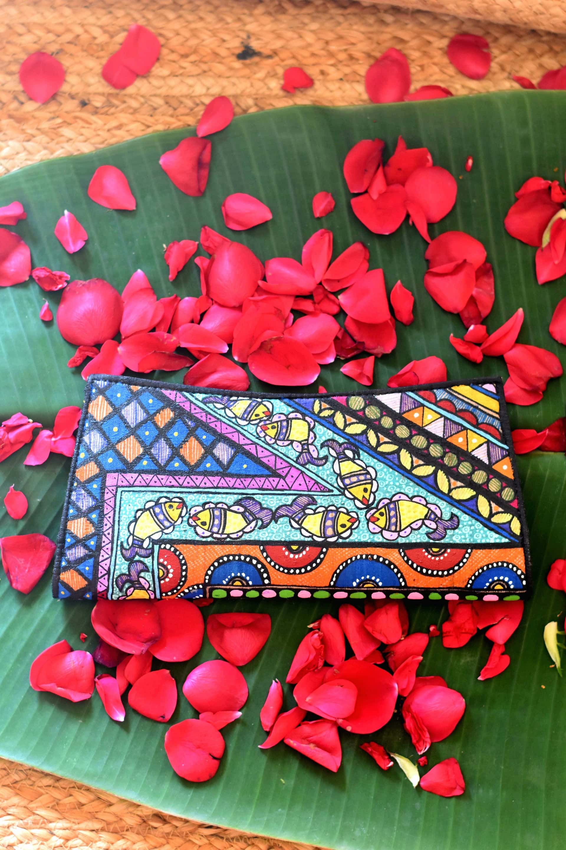 Owl Madhubani Clutch — image 2 of 2