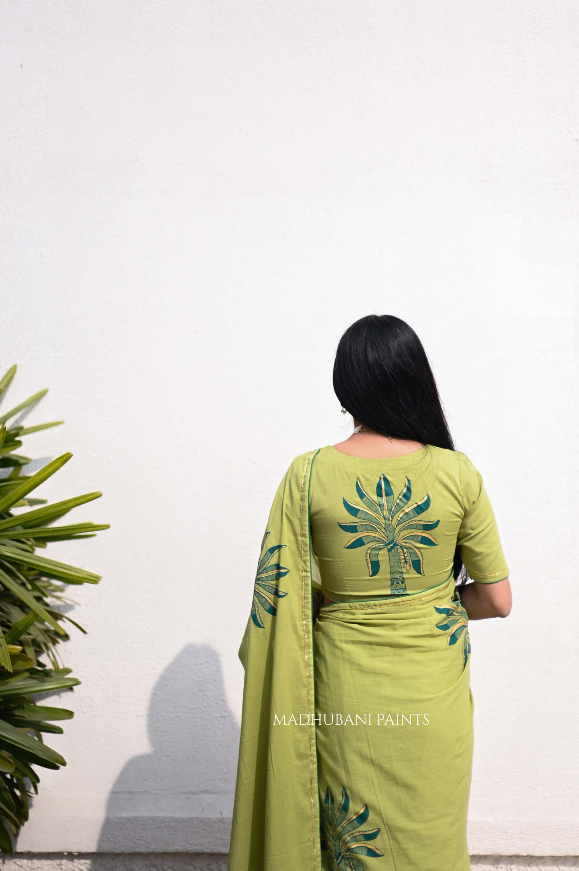 GREEN WHISPER SAREE — image 8 of 9