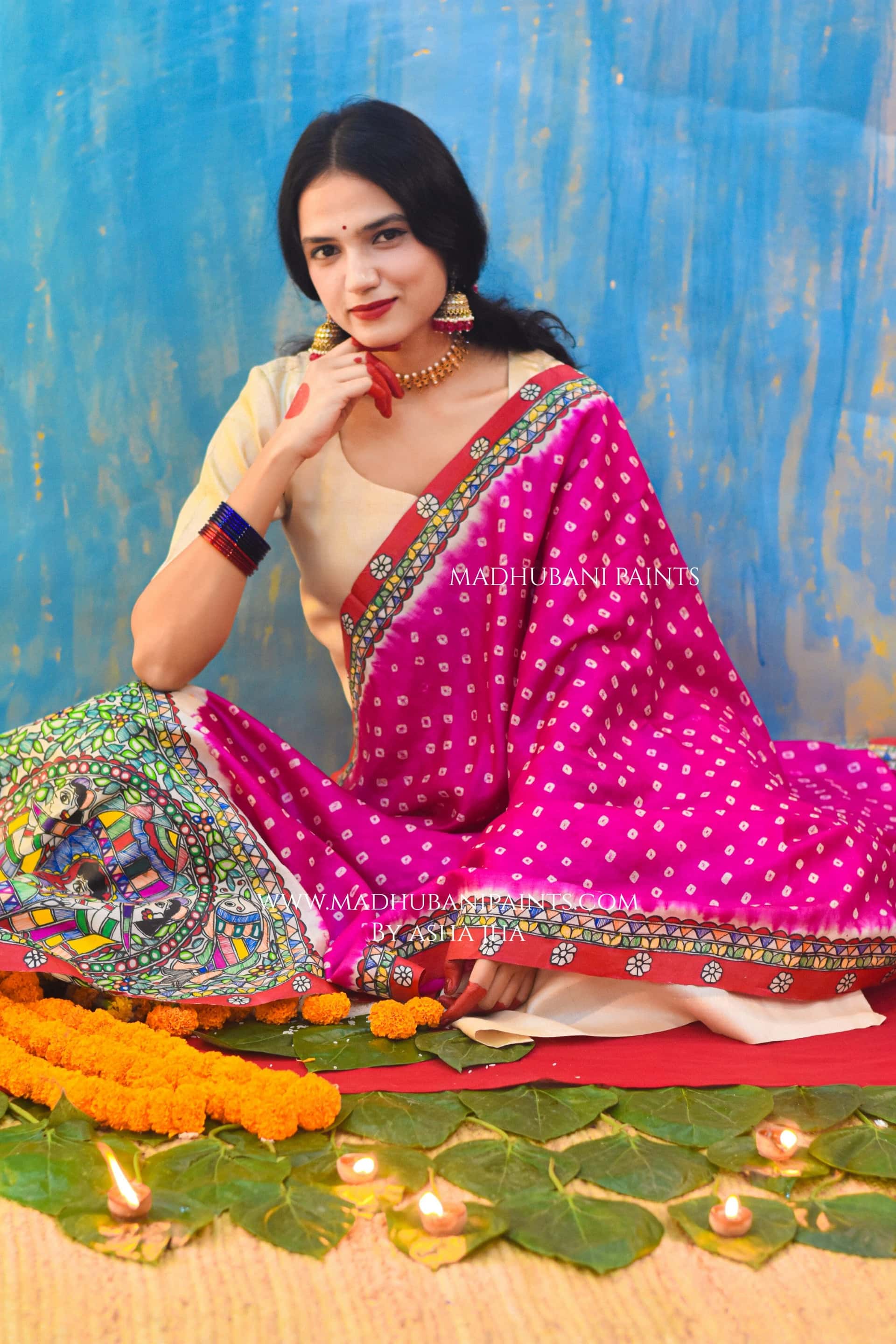 Gulabi Doli Ka Haar Bandhini Dupatta — image 5 of 7