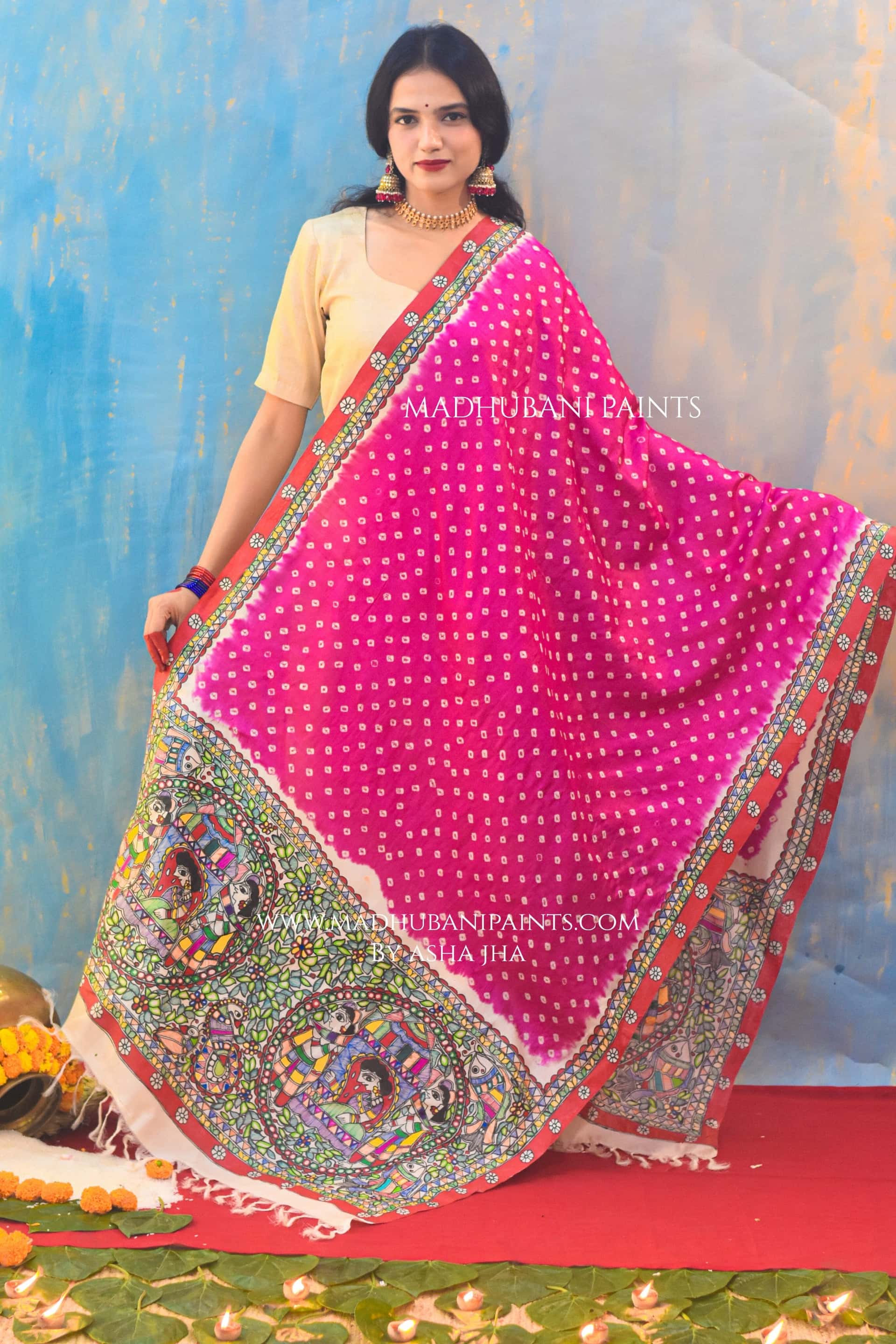 Gulabi Doli Ka Haar Bandhini Dupatta — image 7 of 7