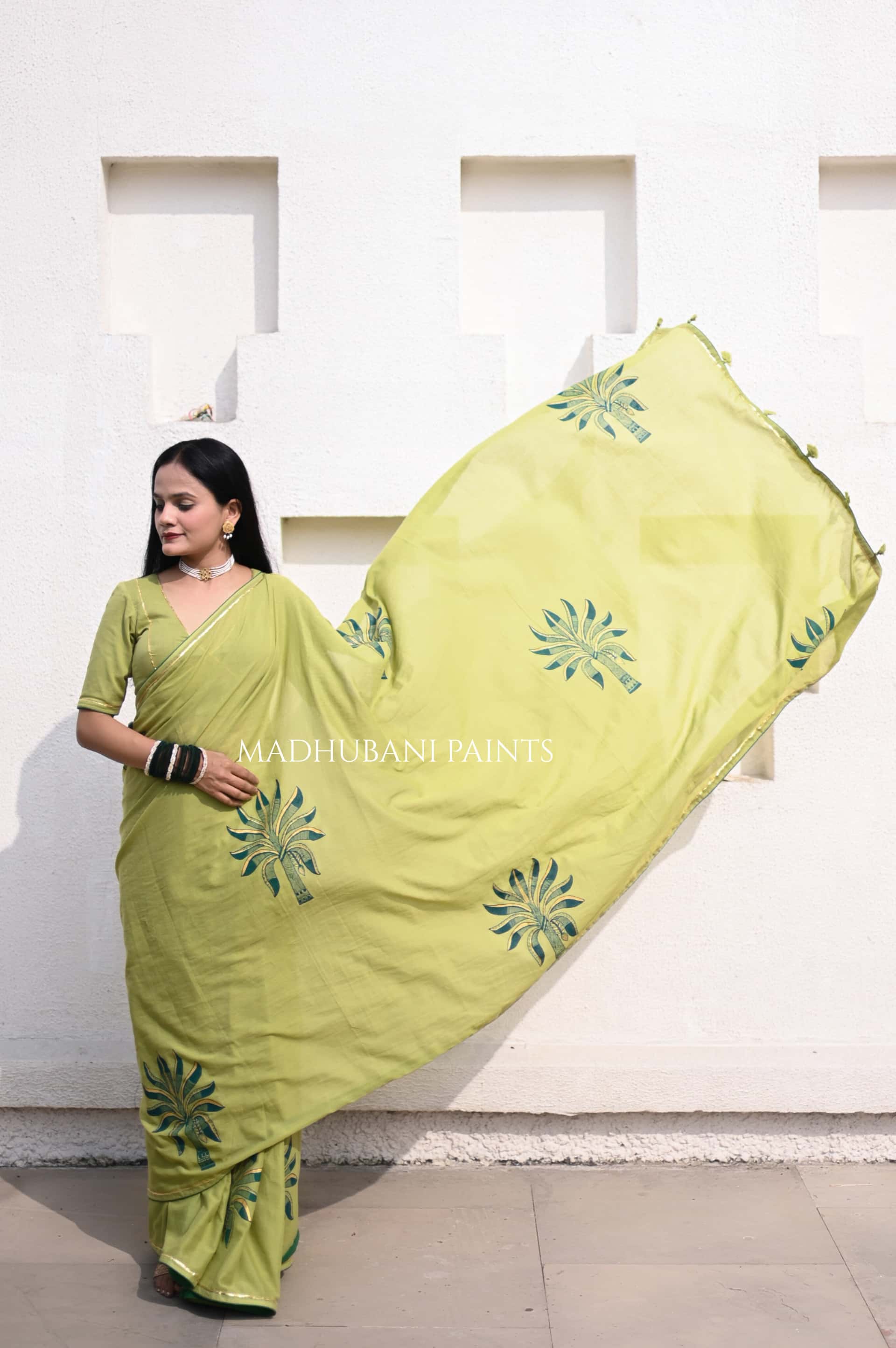 GREEN WHISPER SAREE — image 5 of 9