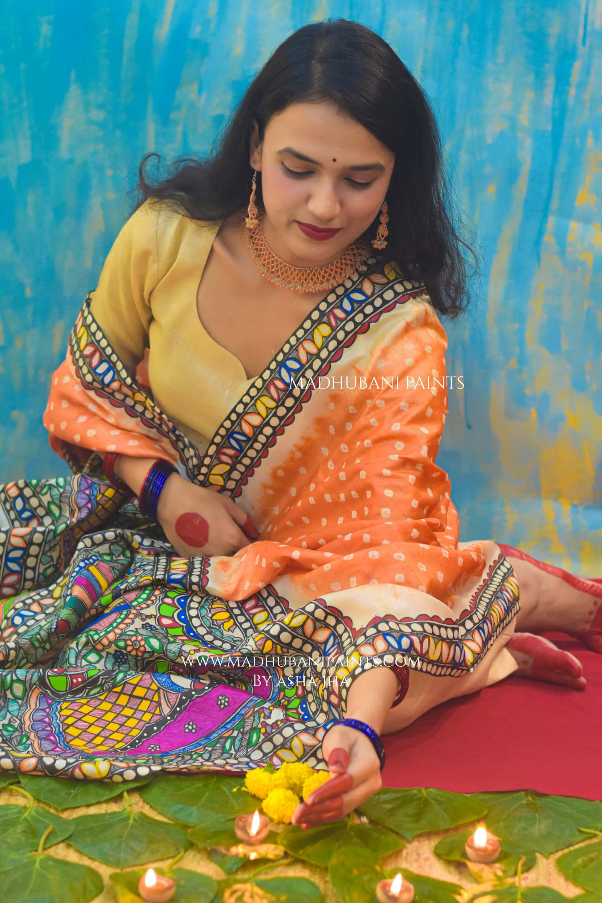 NARANGI SWAYAMBAR Bandhini Dupatta — image 6 of 6
