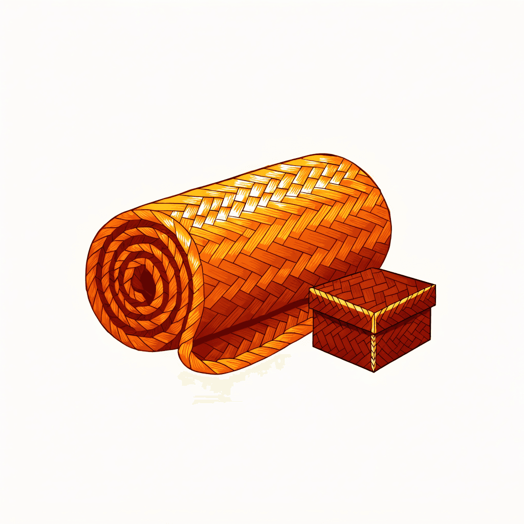 Screwpine Weaving in Kerala — Mats from the Thazha Leaf — illustration
