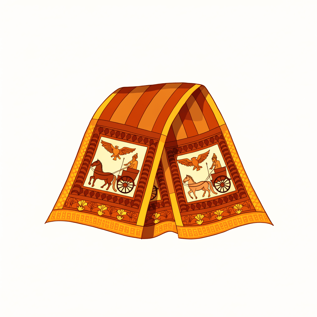 Baluchari Sarees, Where Silk Tells the Epics — illustration