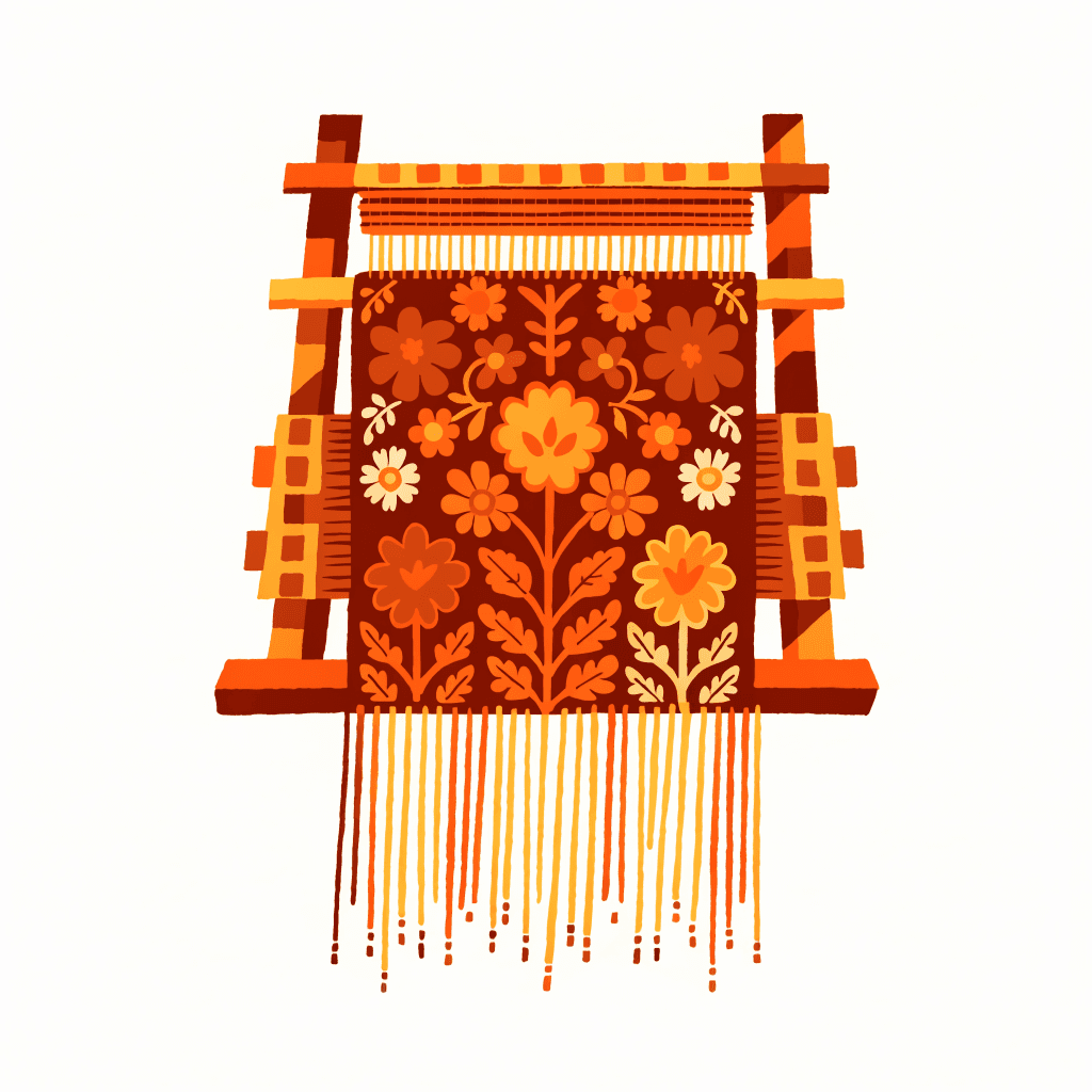 Bhadohi Carpets: Hand-Knotted Wool from India's Carpet City — illustration