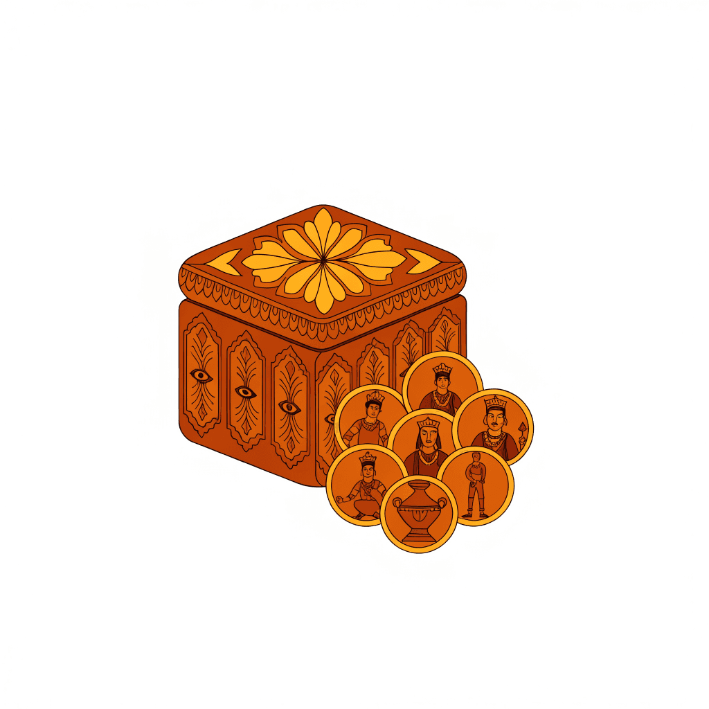 Sawantwadi Lacquerware & Ganjifa Cards of Maharashtra — illustration